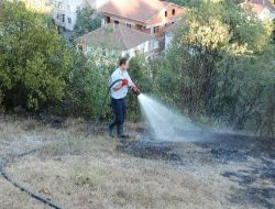 Çocukların Torpili Ormanlık Alanı Yakıyordu