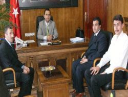 Seyder Üyeleri Kaymakam Ermiş'i Ziyaret Etti