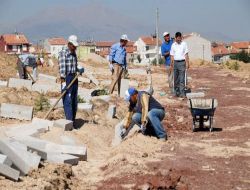 Karaman'da Yeşil Alan Çalışmaları Devam Ediyor