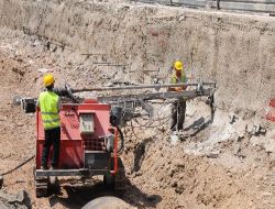 İzmir Metro İnşaatında Temel Ve Kemer Betonları Son Aşamada