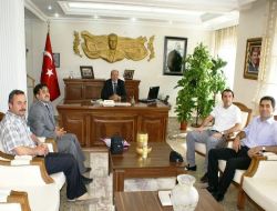 Aktisad Üyeleri Vali Çiçek'e Projelerini Anlattı