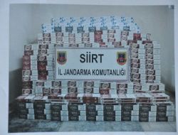 Siirt'te 52 Bin 670 Paket Kaçak Sigara Ele Geçirildi