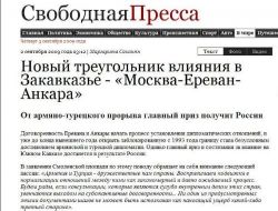 "Türk-Ermeni Açılımından En Fazla Rusya Kazançlı Çıkacak"