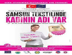 İlkadım Belediyesi Kadınlara İş Kapısı Açıyor