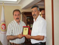 Elmadağ'da Görevi Sona Eren Personele Plaketli Uğurlama