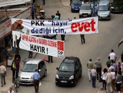 Ordu'da 'evet' Afişi Tepki Amaçlı İndirildi