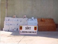 Siirt'te 41 Bin Paket Kaçak Sigara Ele Geçirildi!