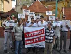 Tarsus'taki 30 Sivil Toplum Kuruluşu 'yetmez Ama Evet' Dedi