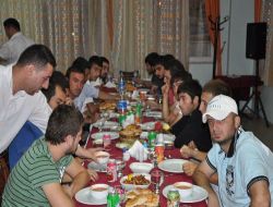 Sorgun Belediyesi Futbolculara İftar Verdi