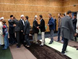 Ukrayna'da Bayram Namazı, Fuar Merkezinde Kılındı