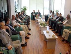 Bursaspor Kulübünde Bayramlaşan Başkan Yazıcı: Eskişehirspor'u Yenip Çifte Bayram Yaşamak İstiyoruz!.