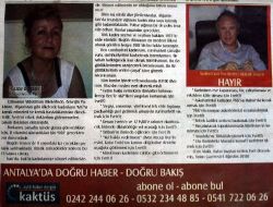 Rahibe Krizi Tartışmalarına Antalya'da Basılan Dergi De Katıldı
