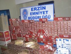Polis, 14 Bin 300 Paket Kaçak Sigara Ele Geçirdi!