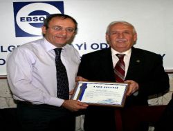 İşletme İktisatçıları Socar&turcas Ceo'su Yavuz'a Onur Belgesi Verdi