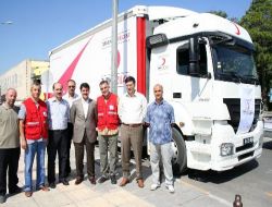 Erzincan'da Pakistan İçin Toplanan Yardımlar Yola Çıktı