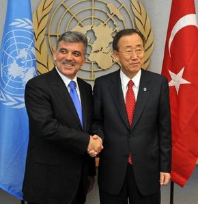 Gül, Ban Ki-Mun ile görüştü!!