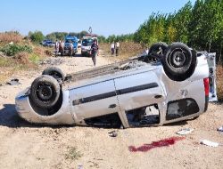 Kaçakları Taşıyan Otomobil Takla Attı: 1 Ölü 4 Yaralı!