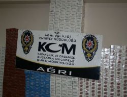 Ağrı'da Bin 723 Karton Kaçak Sigara Ele Geçirildi!