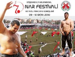 Nar Festivalinde Pehlivanlar Er Meydanına Çıkacak!