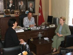 ABD'li Ataşe Chp İl Başkanı Ülken'i Ziyaret Etti!