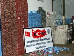 Nevşehir'de Kaçak Sigara Operasyonu