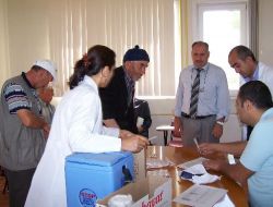 Hacı Adaylarına Aşı Yapıldı!