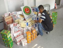 Mersin'de 7 Bin 818 Paket Kaçak Sigara Ele Geçirildi!