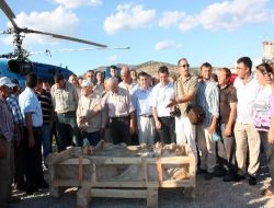 Antik Taş Kapı, Helikopterle Müzeye Taşındı