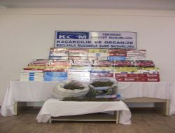 Tekirdağ'da Esrar Ve Kaçak Sigara Operasyonu