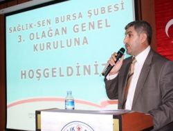 Sağlık-sen Başkanı Bedir Güven Tazeledi