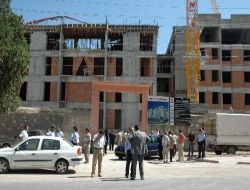 Kırşehir'de Adliye Binası İnşaatı Çöktü!