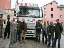 Ağrı İhh Derneği'nin Pakistan İçin Topladığı Yardım Tır'ı Yola Çıktı