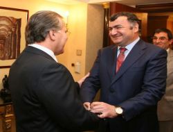 Şahin, Ahıska Türkleri Milli Merkezi Başkanı Ziyaeddin Kasanov Kabul Etti