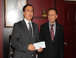 Thk Polatlı Şubesi Yardım Çekini, Kaymakam Bilgin'e Teslim Etti