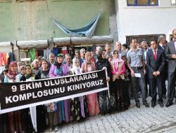 Bdp Hakkari İl Teşkilatı Üyeleri Öcalan'ın Suriye'den Çıkarılışını Protesto Etti