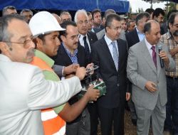 Bakan Ergin, Hatay'da Cami Temel Atma Törenine Katıldı
