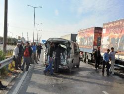 Kapıkule Yolunda Zincirleme Trafik Kazası