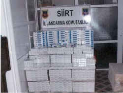 Siirt'te 38 Bin 150 Paket Kaçak Sigara Ele Geçirildi!