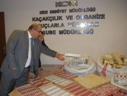 Rize İl Emniyet Müdürü Demirtaş: 58 Ayrı Operasyonda 136 Bin Paket Kaçak Sigara Ele Geçirildi!