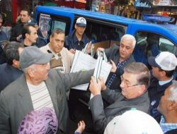 Bez Torbaların Dağıtımında İzdiham Yaşandı
