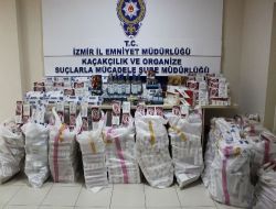İzmir'de 15 Bin Paket Kaçak Sigara Ele Geçirildi!