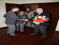 Otomotiv Lisesi Öğrencilerinden Birlik Başkanına Başarı Sözü