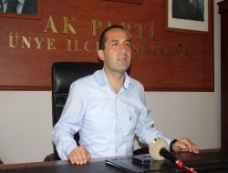Ak Parti Ünye İlçe Başkanı Çamyar: Ülke 8 Yıllık Ak Parti İktidarında Hizmete Doydu
