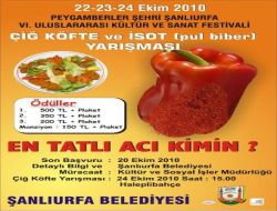Şanlıurfalılar En Tatlı Acı İçin Yarışacak