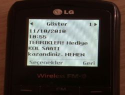 'hediye Kol Saati Kazandınız' Mesajı İle Pazarlama Yapıyorlar
