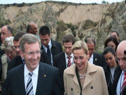 Almanya Cumhurbaşkanı Wullf Ve Eşi Kapadokya'da..