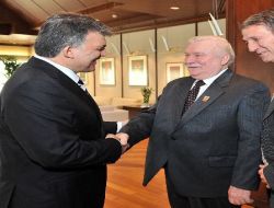 Abdullah Gül, Lech Valesa'yı Kabul Etti!