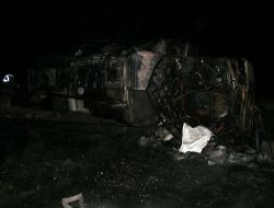 Kaza Sonrası Tanker Alev Alev Yandı: 1 Ölü!