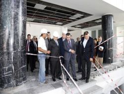 Bakan Yıldırım, Hatay Havaalanı Yeni Terminal Binasının İnşaatını İnceledi