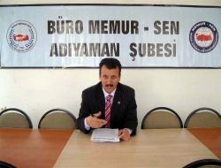 Büro Memur-Sen Şube Başkanı Özşahin: Adalet Çalışanlarına Adalet İstiyoruz!